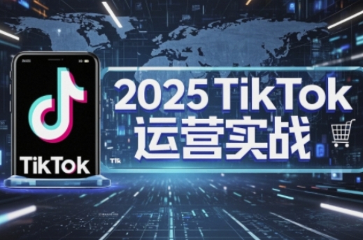 2025TikTok电商运营，掌握TikTok店铺运营核心技巧，实现低成本高转化-垣曜资源
